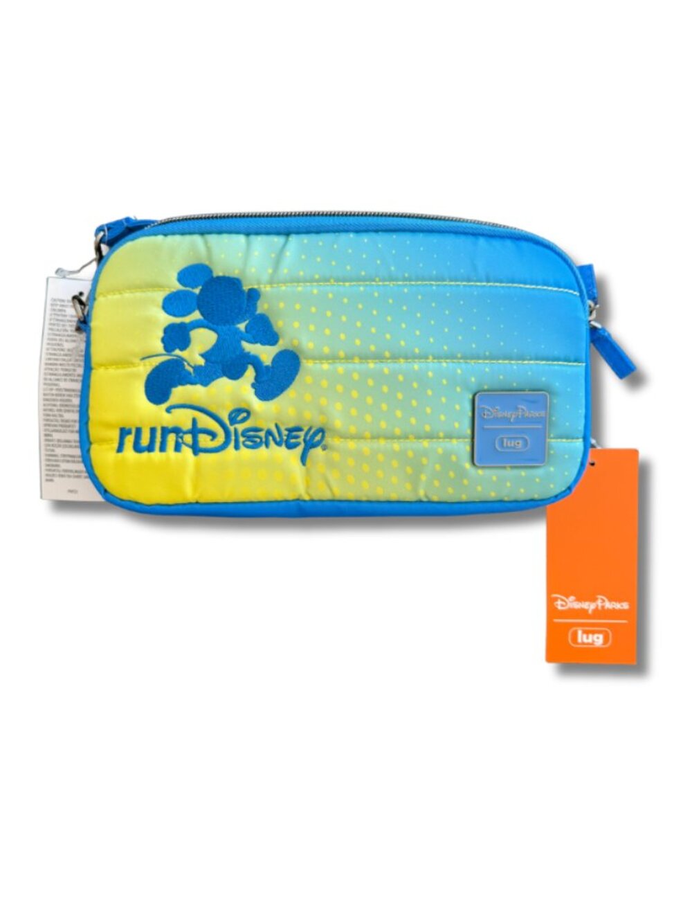 Rundisney Mickey Lug Waist Pack Pouch Belt Bag Crossbody Purse